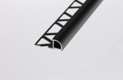 Rundad hörnlist aluminium